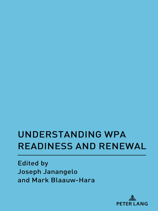 Title details for Understanding WPA Readiness and Renewal by Alice S. Horning - Available